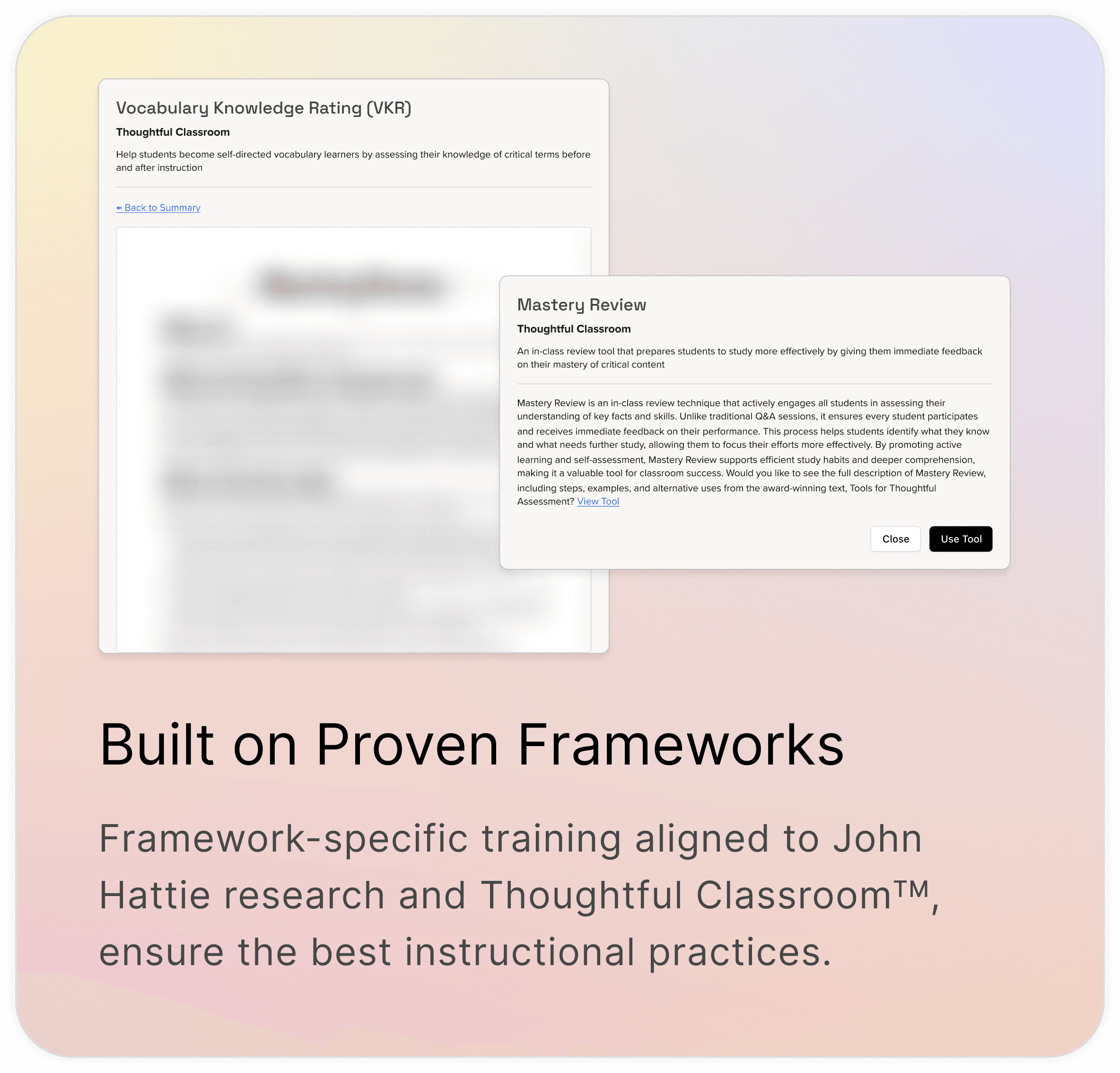 Proven Freamworks™